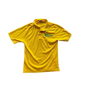 VTG 1980S Screen Mates Champs Yellow Polo Shirt Size Men's Small