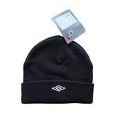 Men's Black Umbro Beanie Brand New With Tags