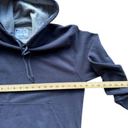 Men's Champion Navy Blue Logo Embroidered Hoodie Size Smal
