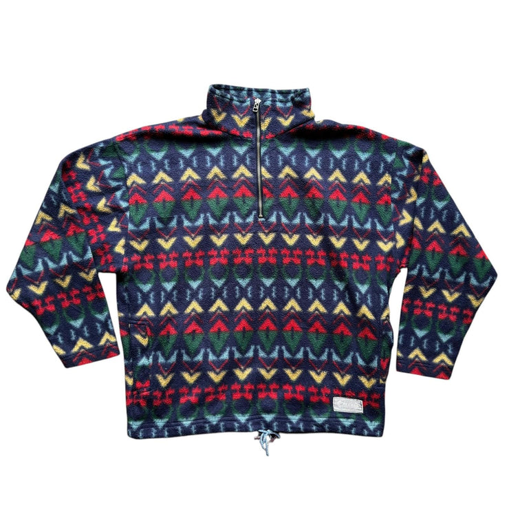 VTG Rainbow Creeks Fighting Spirit Pullover Fleece Quarter Zip Jacket Size M