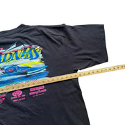 Vintage Madness Racing Top Fuel Hydro Boat Single Stitch Black T-Shirt Size 2XL