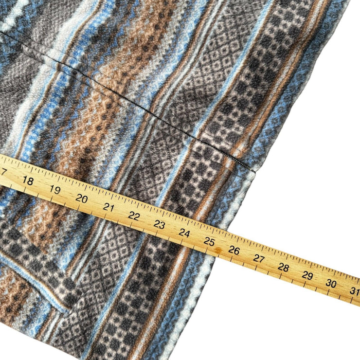 Cute Aztec Damart Patterned Fleece Full Zip Jacket Size UK 10