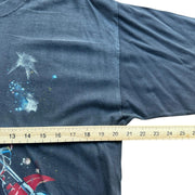 VTG Single Stitch 90s Eagle Authentic American Cycle Label Motorcycle T-Shirt M