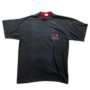 VTG Winston Racing Team Black Single Stitch Pocket Tee Gold Size XL