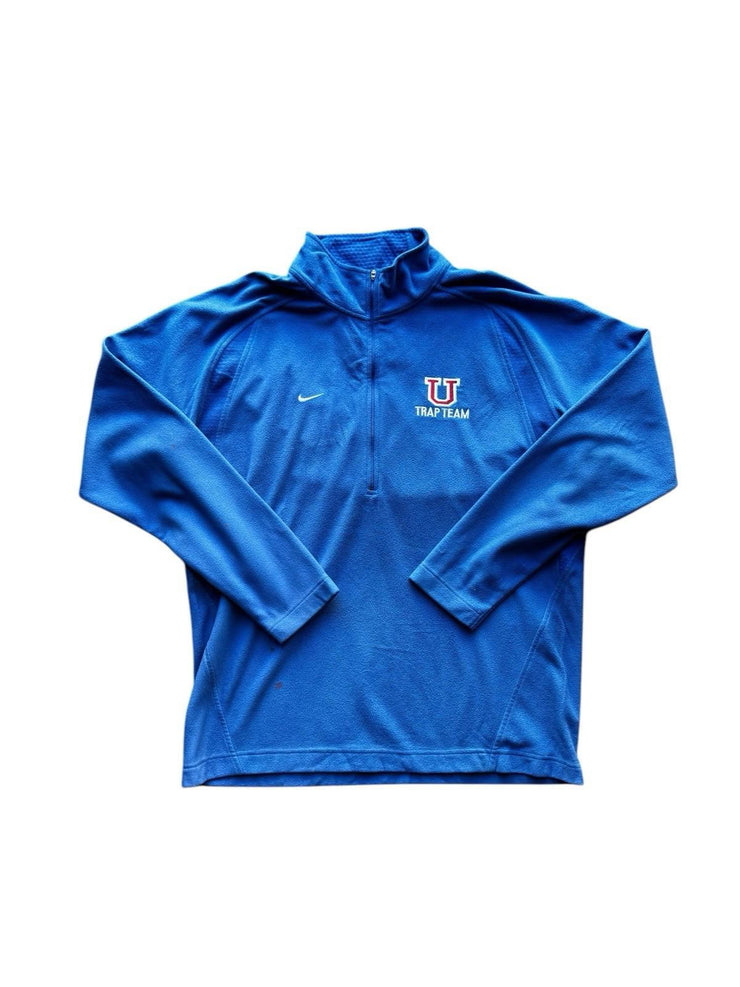 Nike Trap Team Blue Quarter Zip Fleece Size Medium