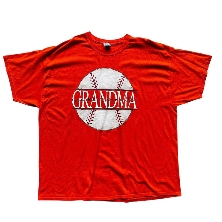 GRANDMA Orange Graphic T-Shirt Size 3XL