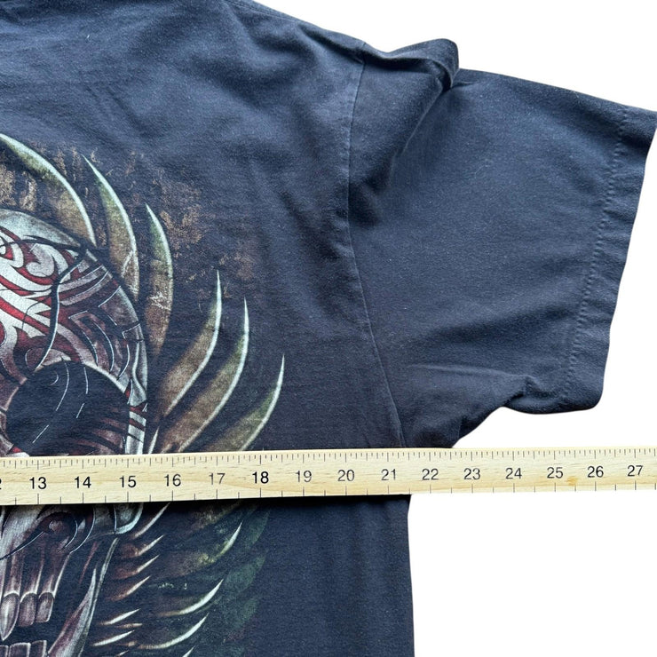 VTG Rock Eagle Tribal Native Skull Men&