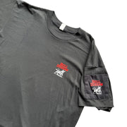 Vintage 1990s  Bull Durham Logo Pocket T-Shirt Black XL Single Stitch Size XL