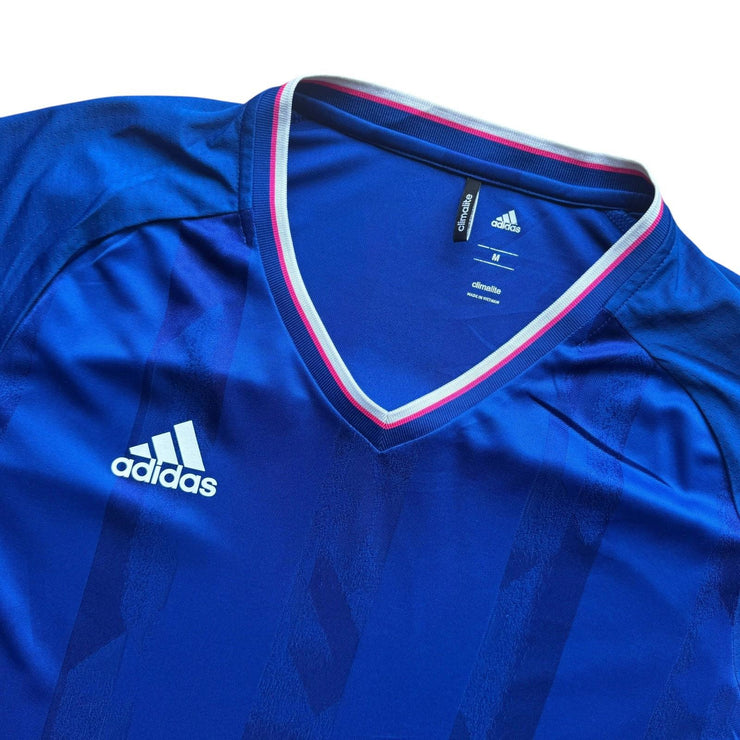 Adidas Climalite Blue Template Blank Football Shirt Size Men&