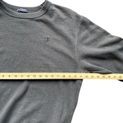 Men's Stone Grey Champion Crewneck Sweatshirt Size Medium