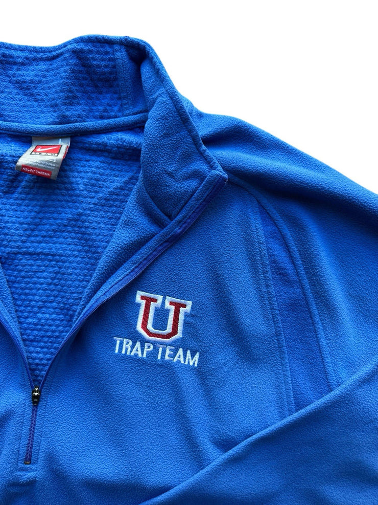 Nike Trap Team Blue Quarter Zip Fleece Size Medium