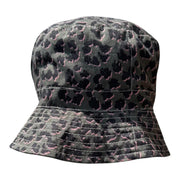 VTG Reversible Leopard Print Bucket Hat Summer Festival