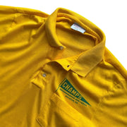 VTG 1980S Screen Mates Champs Yellow Polo Shirt Size Men's Small