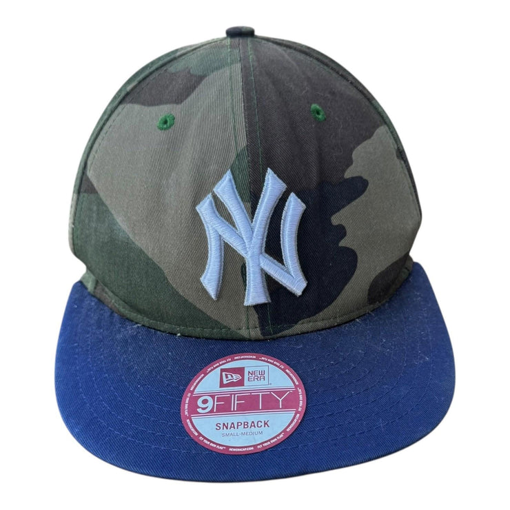 Vintage New Era New York Yankees Camo 9Fifty Snapback Small Medium