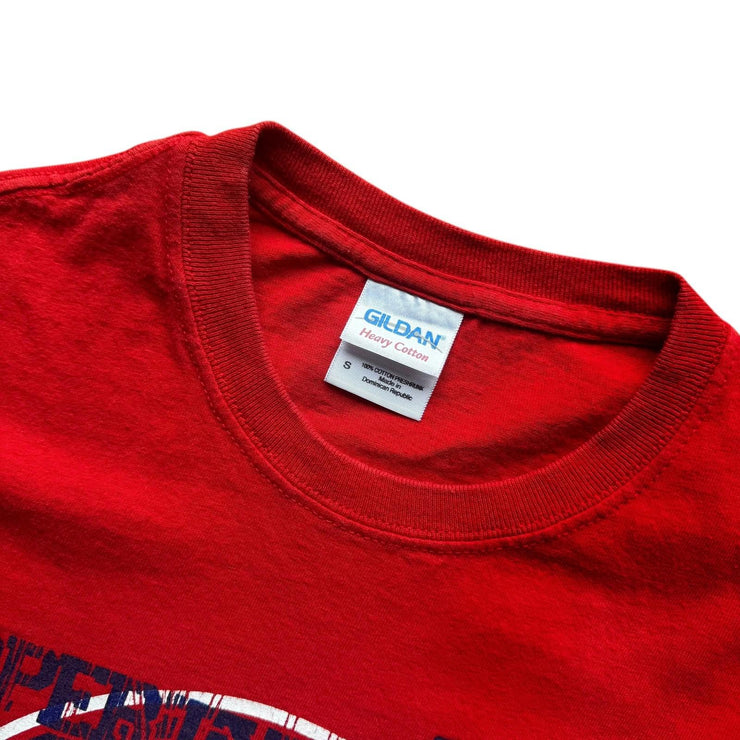 Property of Eastside Volleyball Red Graphic T-Shirt Size Small