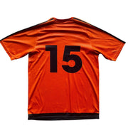 Men's Orange Adidas Blizzard Soccer Club Football Shirt Size Medium