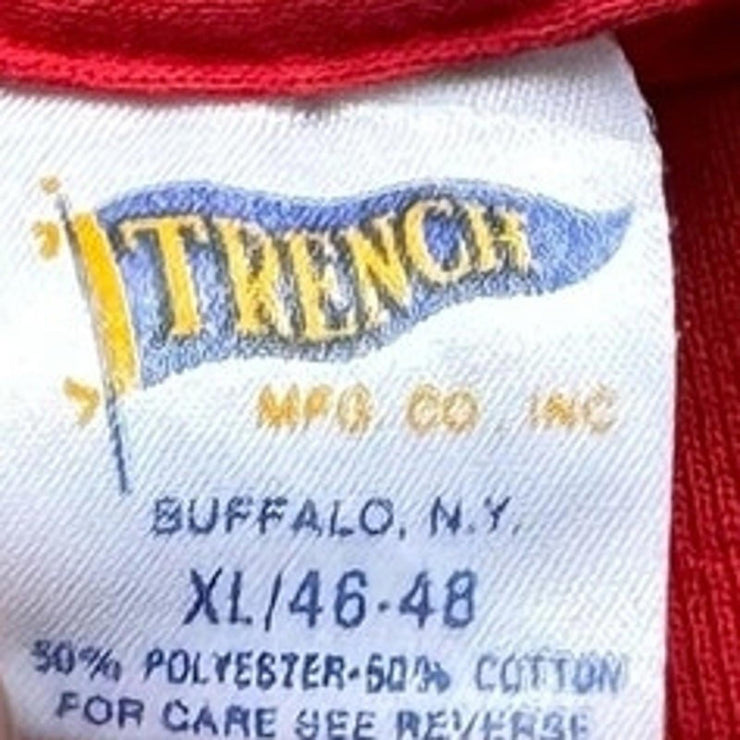Vintage Single Stitch 80s San Francisco 49ers NFL Gold Graphic T-Shirt Size L