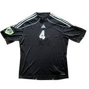 Spartan FC Men's Black Template Blank Football Shirt Number 4 Size Men's Large