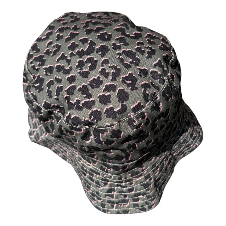 VTG Reversible Leopard Print Bucket Hat Summer Festival