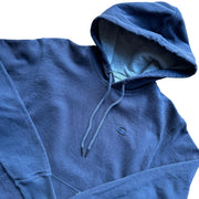 Men's Champion Navy Blue Logo Embroidered Hoodie Size Smal