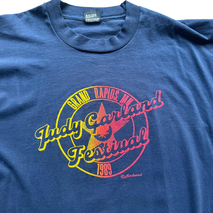 VTG Grand Rapids Judy Garland Festival 1989 Screen Stars Graphic T-Shirt Size XL