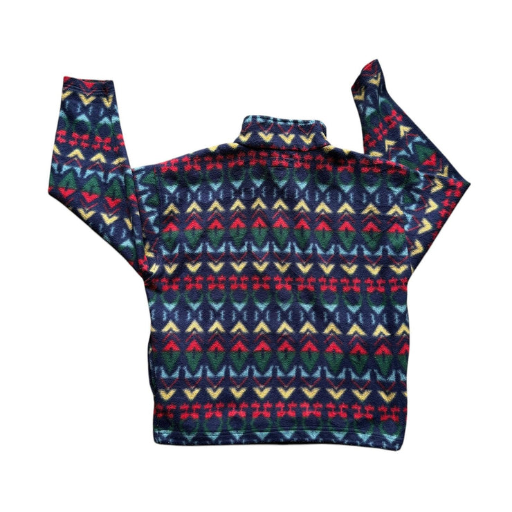 VTG Rainbow Creeks Fighting Spirit Pullover Fleece Quarter Zip Jacket Size M