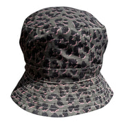 VTG Reversible Leopard Print Bucket Hat Summer Festival