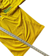 VTG 1980S Screen Mates Champs Yellow Polo Shirt Size Men's Small