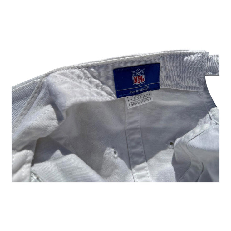 Vintage White Denver Broncos Adjustable NFL Baseball Cap