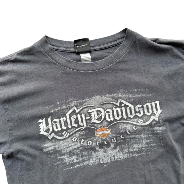 VTG Harley Davidson Y2K Grunge Biker Graphic T-Shirt Firebird Size Large