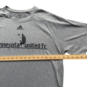 Minnesota United FC Adidas Grey Athletic T-Shirt Size Men's Medium