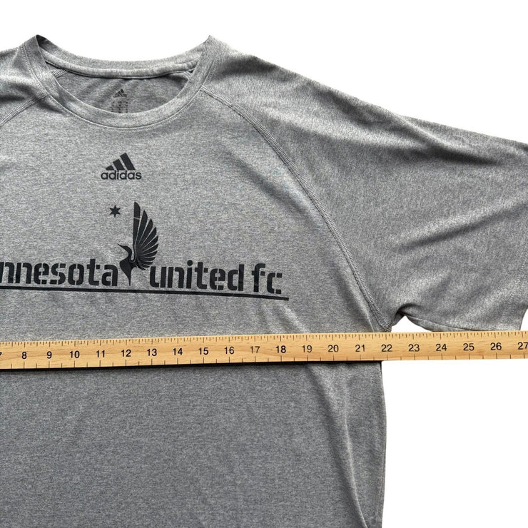Minnesota United FC Adidas Grey Athletic T-Shirt Size Men&