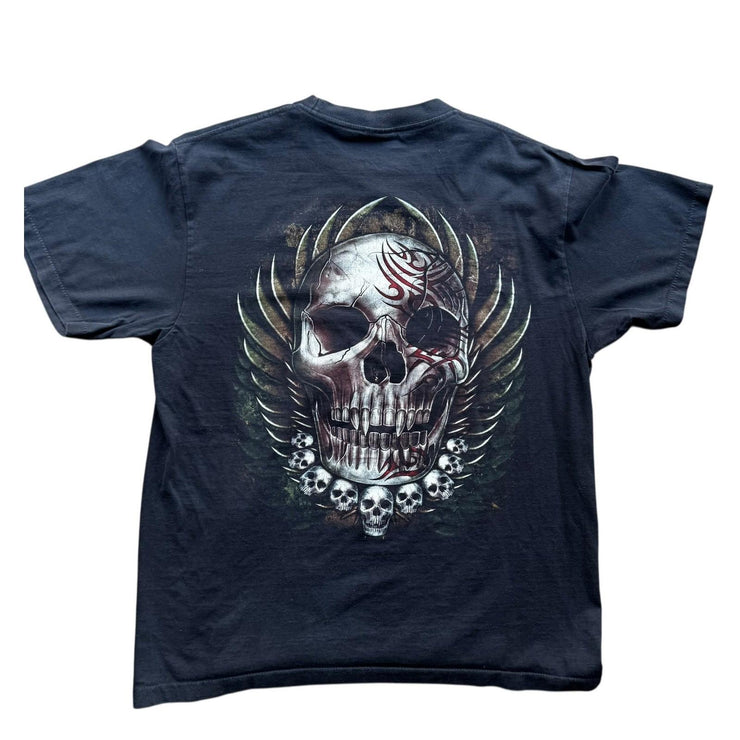 VTG Rock Eagle Tribal Native Skull Men&