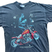 VTG Single Stitch 90s Eagle Authentic American Cycle Label Motorcycle T-Shirt M