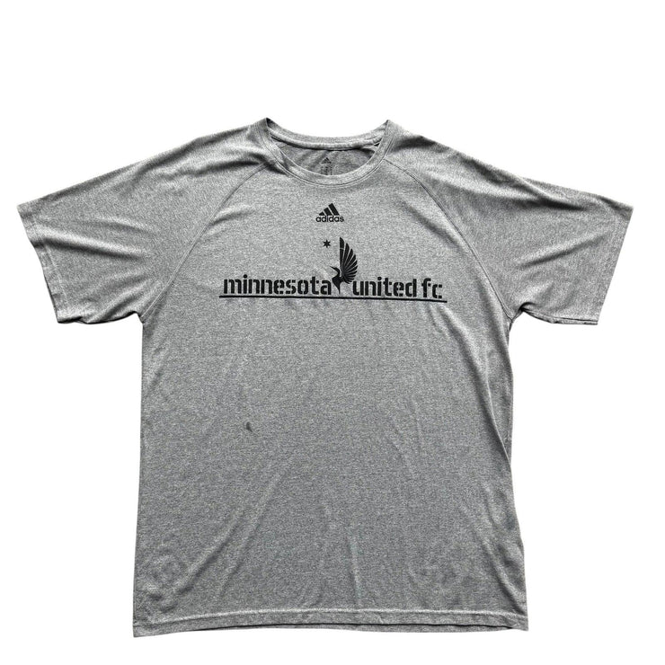 Minnesota United FC Adidas Grey Athletic T-Shirt Size Men&