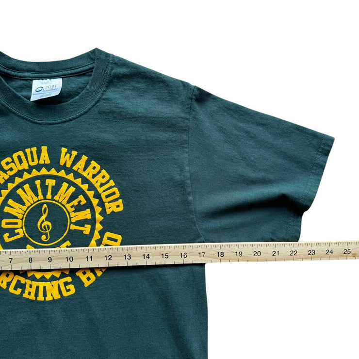 Tantasqua Warrior Marching Band Green Graphic T-Shirt Size Small