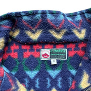 VTG Rainbow Creeks Fighting Spirit Pullover Fleece Quarter Zip Jacket Size M