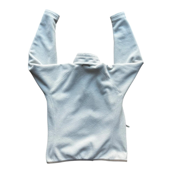 The North Face White Full Zip Fleece Jacket Size Women&