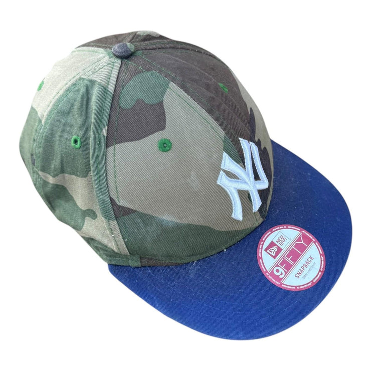 Vintage New Era New York Yankees Camo 9Fifty Snapback Small Medium