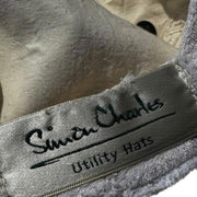 VTG Simon Charles Utility Cream Fishing Summer Bucket Hat One Size Fits Most