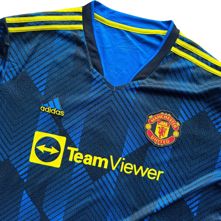 Manchester United Football Shirt 2021/22 3rd Shirt Adidas Size 3XL Ronaldo