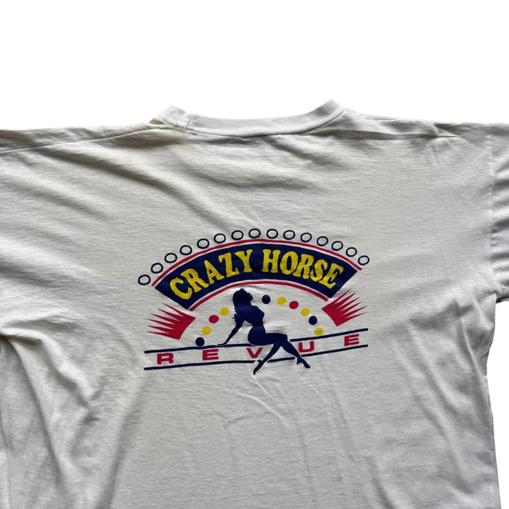 VTG Crazy Horse Australian Club Single Stitch Graphic T-Shirt Size Small