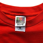 Hoover Swiming & Diving Fruit of The Loom Best Orange Graphic Tee Size XL