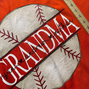 GRANDMA Orange Graphic T-Shirt Size 3XL