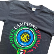 VTG Inter Milan Champions 2009 Ibrahimović Fruit of the Loom Graphic T-Shirt M