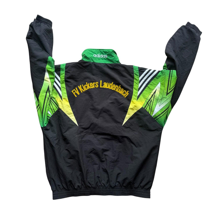 VTG 90s Adidas D8 German Football Green Track Jacket Size Men&
