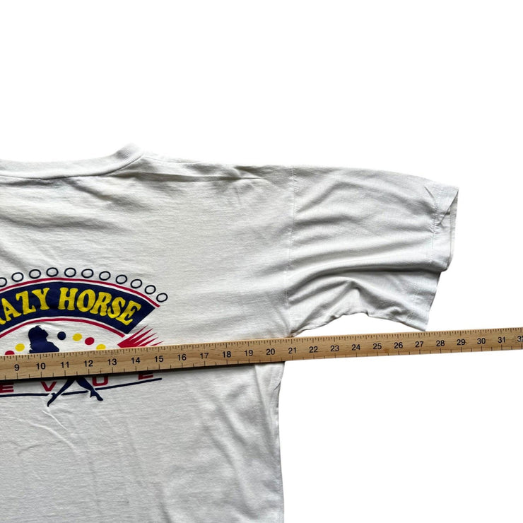VTG Crazy Horse Australian Club Single Stitch Graphic T-Shirt Size Small