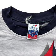 VTG Australian Adelaide Crows AFL Single Stitch Grey Graphic T-Shirt Size Medium