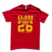 Class of 26 Atchison Phoenix Red College USA Graphic T-Shirt Size Small