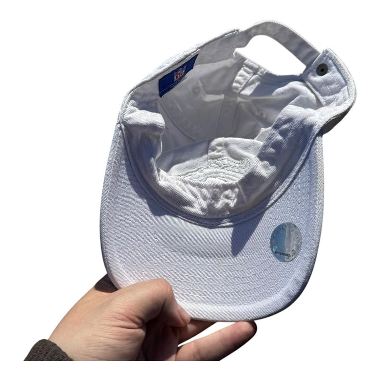 Vintage White Denver Broncos Adjustable NFL Baseball Cap